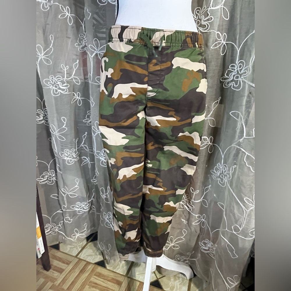 Kids Wonder Nation Green Brown Tan Camo Pants